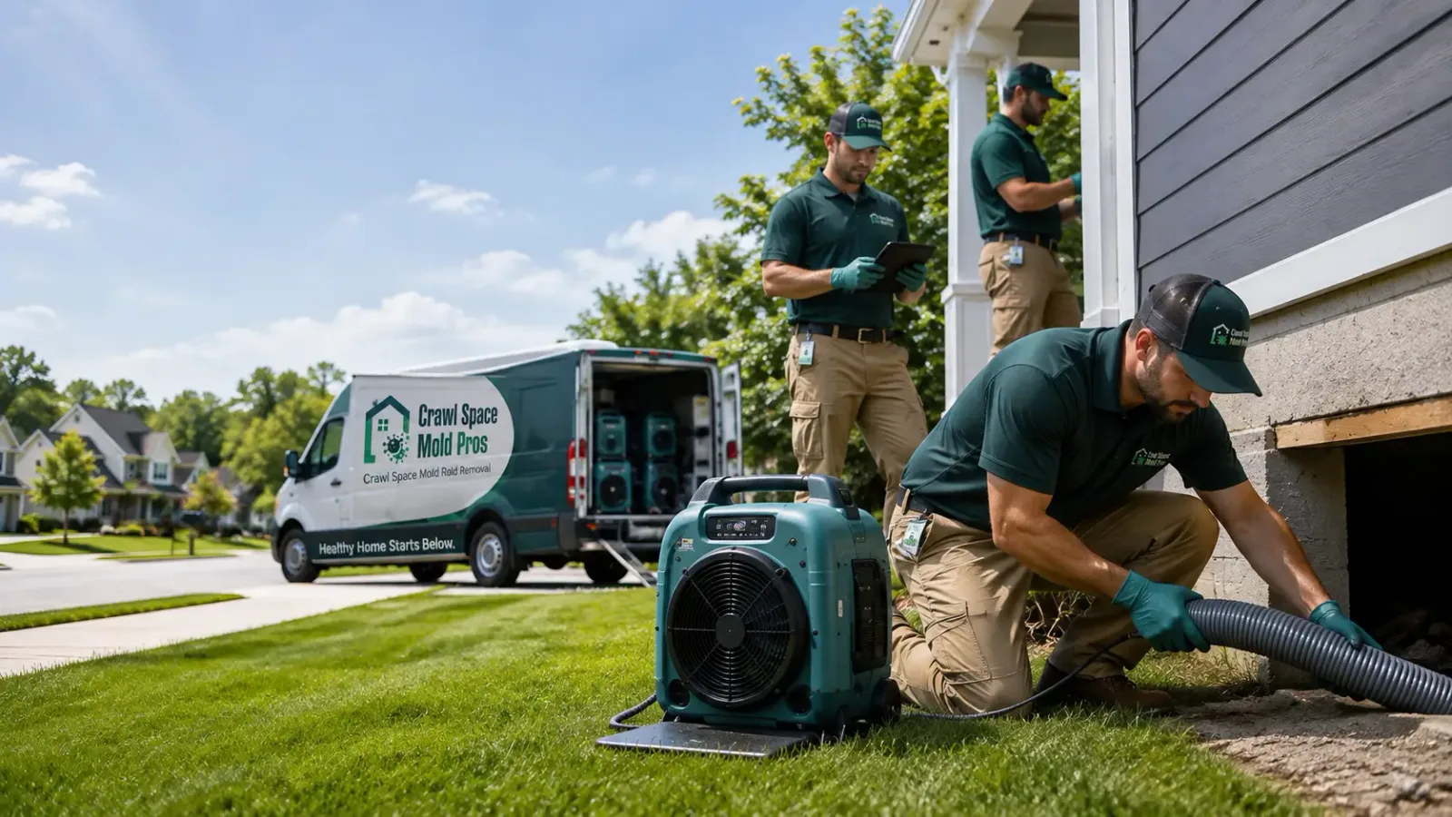 Crawl Space Mold Removal in Portsmouth, NH